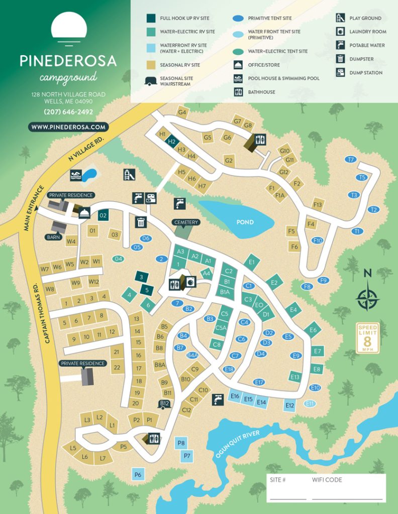 2024 Pinederosa park Map